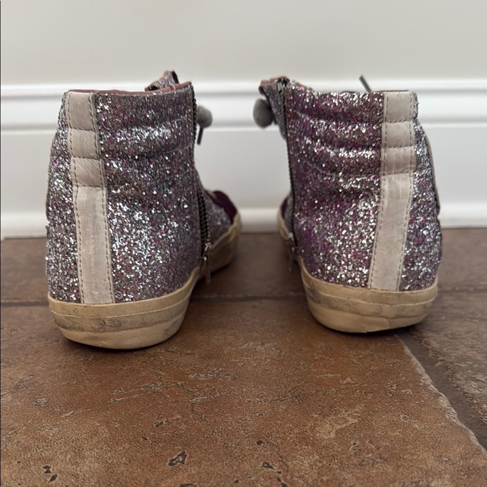 Glittery High-To Sneakers - Picture 4 of 5